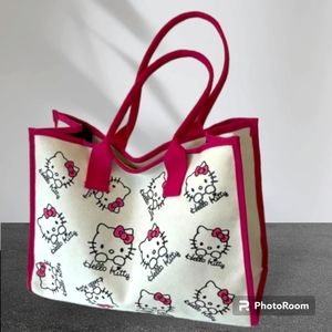 New hello kitty canvass totebags